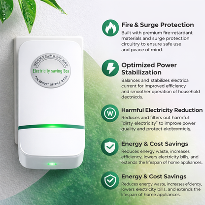 EcoeFlow - Energy Saver Plug-In Power Box 90–250V Input Range