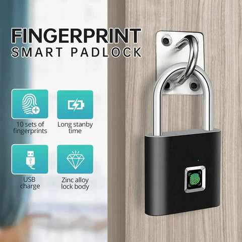 Heavy-Duty Fingerprint Travel Lock